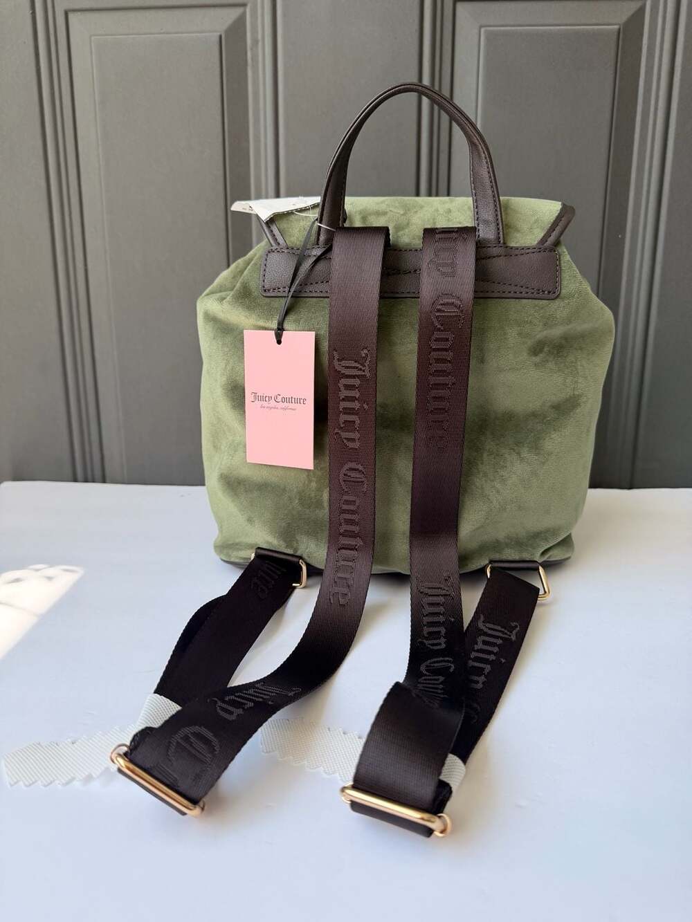 Juicy Couture Couture University Backpack in Super Greens - Picture 4 of 9